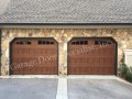 recessed glass walnut