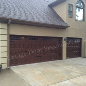 recessed obscure glass walnut